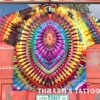 “Face Melter #1” Double-sided Rainbow 3XL T-shirt by Matt Thrash