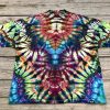 3XL Festive Wavy V Tie-dye T-shirt by Matt Thrash