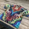 3XL Festive Wavy V Tie-dye T-shirt by Matt Thrash - Image 3