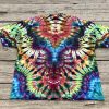 3XL Festive Wavy V Tie-dye T-shirt by Matt Thrash - Image 2