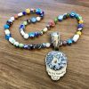 Grateful Dead SYF silver and gemstone pendant by Matt Thrash - Image 6