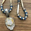 Grateful Dead SYF silver and Fairburn agate pendant by Matt Thrash - Image 5