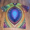 Large size “Face Melter” double sided Tie Dye T-shirt by Matt Thrash