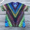 Medium size classic “V” rainbow Tie Dye by Matt Thrash - Image 2