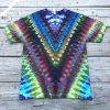 Medium size classic “V” rainbow Tie Dye by Matt Thrash