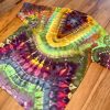 Large size “Face Melter” double sided Tie Dye T-shirt by Matt Thrash - Image 4