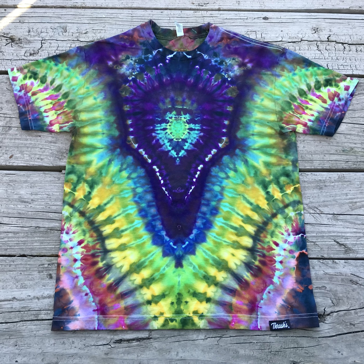 Udholde Levere dommer Medium size tie dye T-shirt by Matt Thrash | Thrash's Living Art