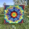 Tie Dye Tapestry #9 by Matt Thrash 5.5 X 5.5 ft - Image 2