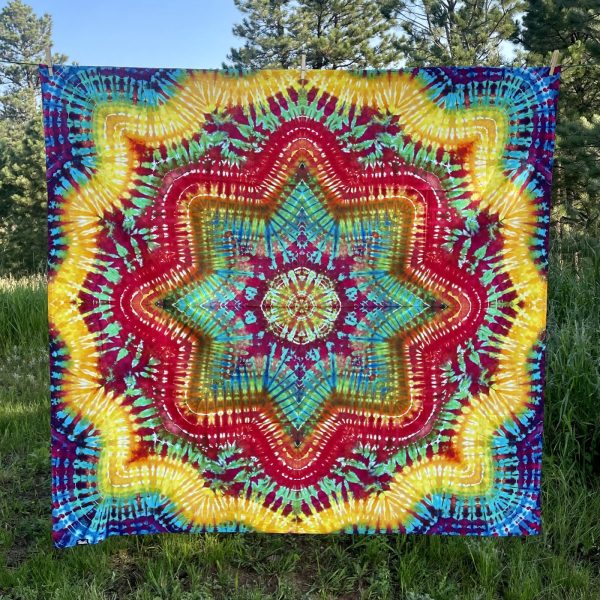 Tie Dye Tapestry by Matt Thrash    5.5 X 5.5 ft