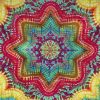 Tie Dye Tapestry by Matt Thrash    5.5 X 5.5 ft - Image 4