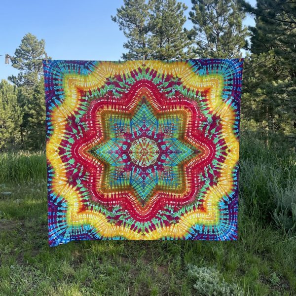 Tie Dye Tapestry by Matt Thrash    5.5 X 5.5 ft - Image 2