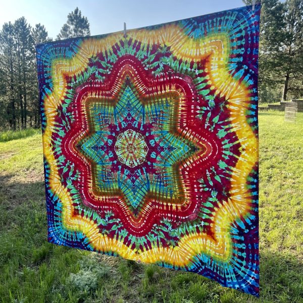 Tie Dye Tapestry by Matt Thrash    5.5 X 5.5 ft - Image 3