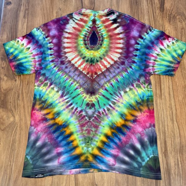 Large size “Face Melter” Tie Dye T-Shirt by Matt Thrash - Image 3