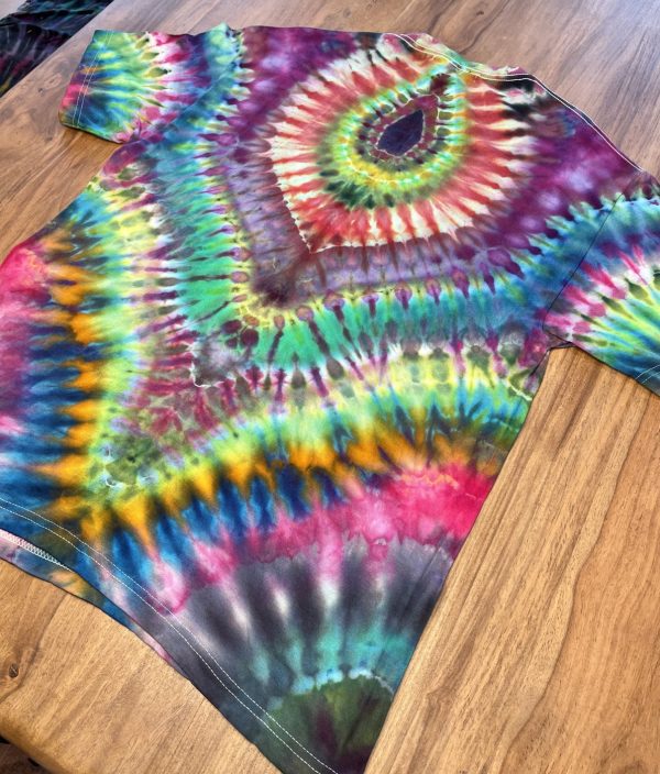 Large size “Face Melter” Tie Dye T-Shirt by Matt Thrash - Image 4