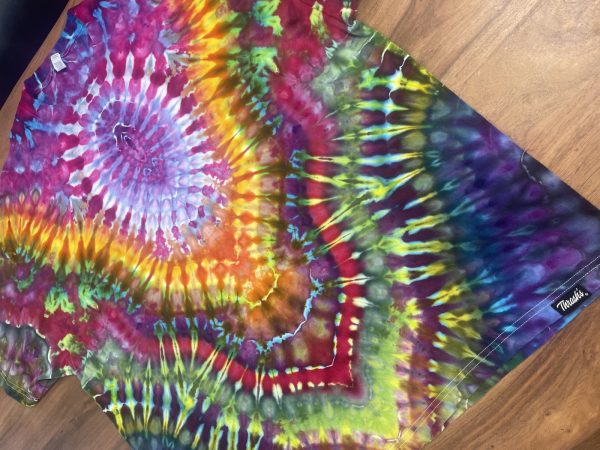 3XL Rainbow Tie Dye T-Shirt by Matt Thrash - Image 4