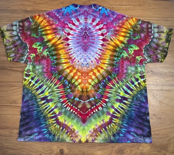 3XL Rainbow Tie Dye T-Shirt by Matt Thrash - Image 2