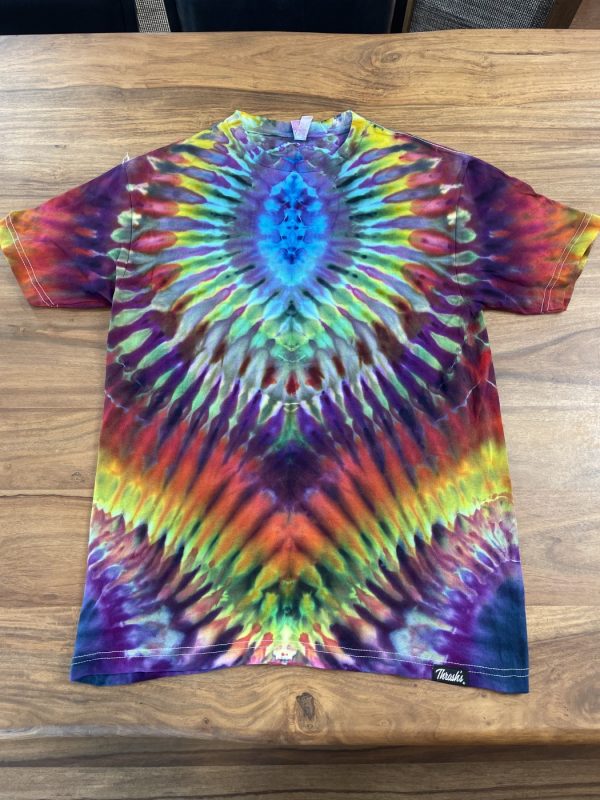 Medium size rainbow Tie Dye T-Shirt by Matt Thrash