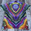 Large full color tie dye T-shirt by Matt Thrash - Image 2