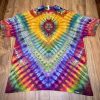 XL rainbow tie dye T-shirt by Matt Thrash